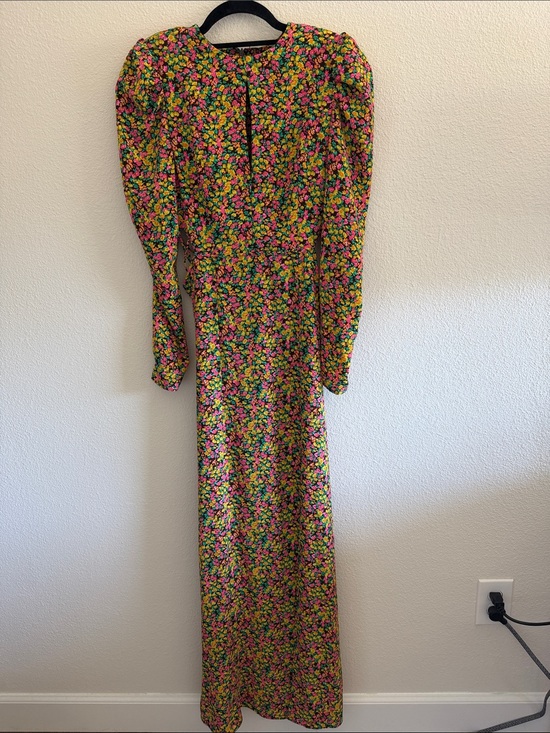 AFRM Dresses & Skirts - Floral Long Sleeve Maxi Dress in Multi-Color